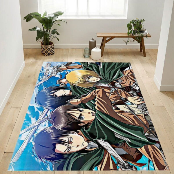 Tapis de salon Attaque sur les épées de Titan Tapis de chambre