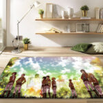 Tapis de salon L’Attaque des Titans-Attack On Titan Anime 50 Tapis de chambre