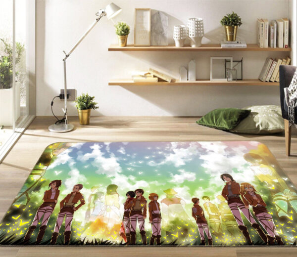 Tapis de salon L'Attaque des Titans-Attack On Titan Anime 50 Tapis de chambre
