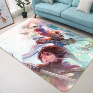 Tapis de salon L'Attaque des Titans-Attack On Titan Anime 16 Tapis de chambre