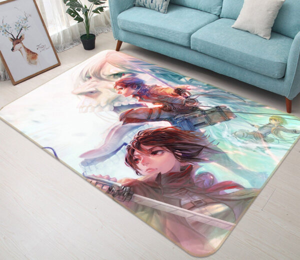 Tapis de salon L'Attaque des Titans-Attack On Titan Anime 16 Tapis de chambre