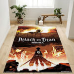 Tapis de salon L’Attaque des Titans-Attack On Titan Tapis de chambre