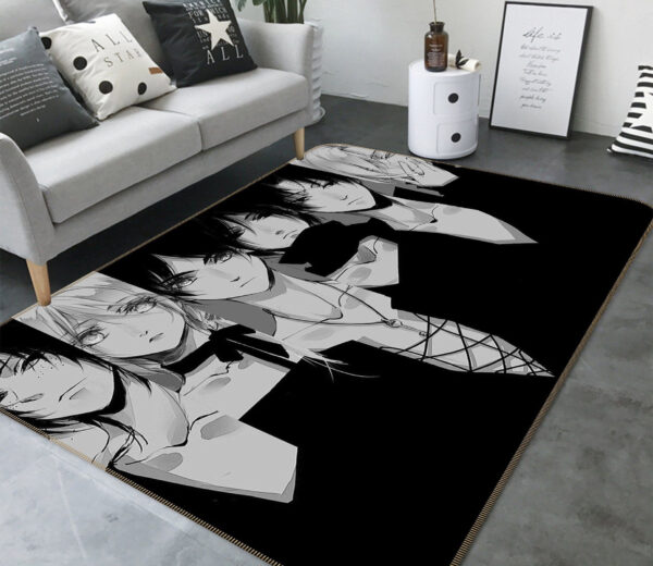 Tapis de salon L'Attaque des Titans-Attack On Titan Anime 15 Tapis de chambre