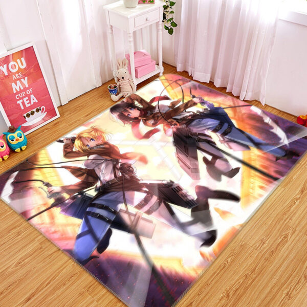 Tapis de salon L'Attaque des Titans-Attack On Titan Anime 37 Tapis de chambre