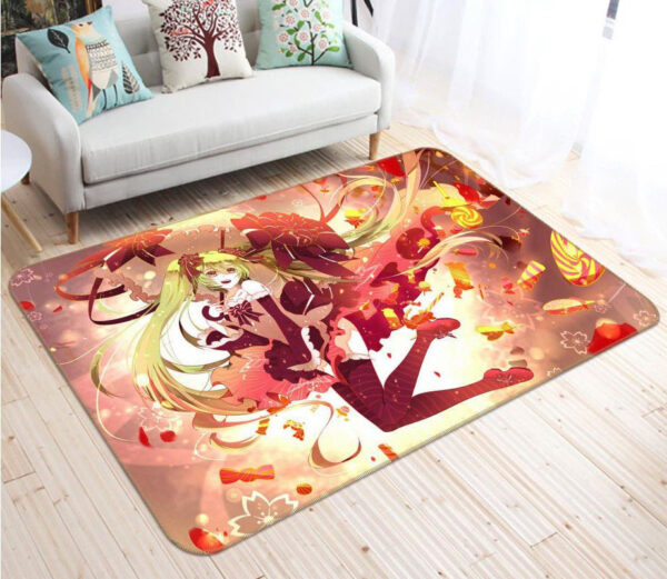 Tapis de salon Anime Hatsune Miku 15 Tapis de chambre