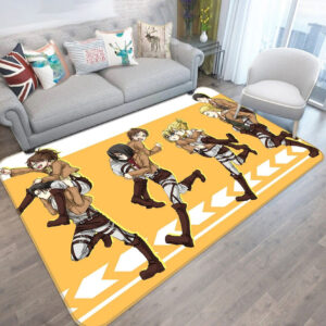 Tapis de salon L'Attaque des Titans-Attack On Titan Anime 23 Tapis de chambre