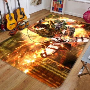 Tapis de salon L'Attaque des Titans-Attack On Titan Anime 40 Tapis de chambre