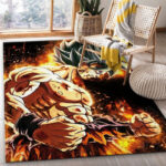 Tapis de salon Anime Goku Super Saiyan 3 Tapis de chambre