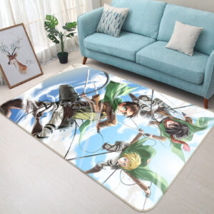 Tapis de salon L'Attaque des Titans-Attack On Titan Anime 8 Tapis de chambre