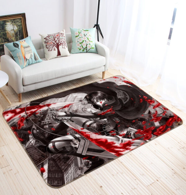 Tapis de salon L'Attaque des Titans-Attack On Titan Anime 10 Tapis de chambre