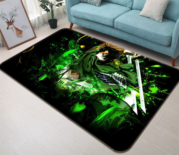 Tapis de salon L'Attaque des Titans-Attack On Titan Anime 5 Tapis de chambre