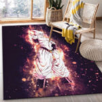 Tapis de salon Anime Majin Buu Aura Rose Tapis de chambre