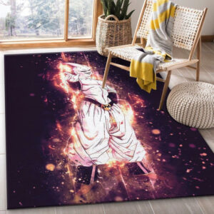 Tapis de salon Anime Majin Buu Aura Rose Tapis de chambre