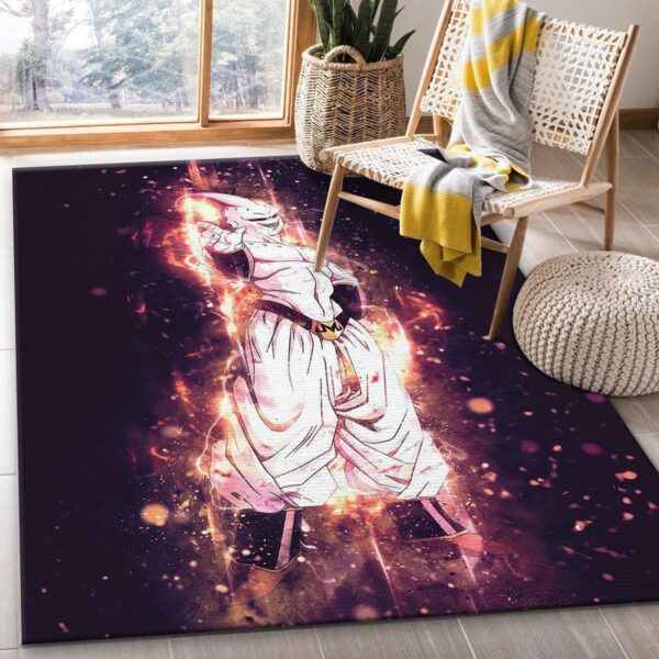 Tapis de salon Anime Majin Buu Aura Rose Tapis de chambre