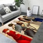 Tapis de salon Gintama Anime 16 Tapis de chambre