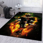 Tapis de salon Aura de l’équipe Anime Goku Tapis de chambre