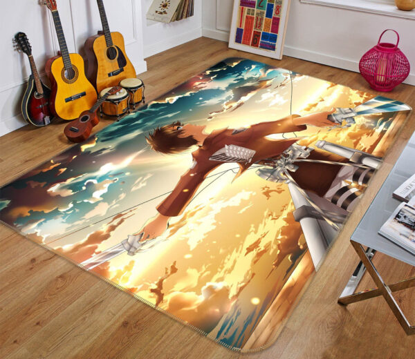 Tapis de salon L'Attaque des Titans-Attack On Titan Anime 35 Tapis de chambre