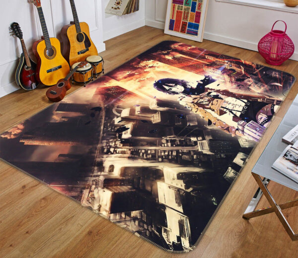 Tapis de salon L'Attaque des Titans-Attack On Titan Anime 12 Tapis de chambre