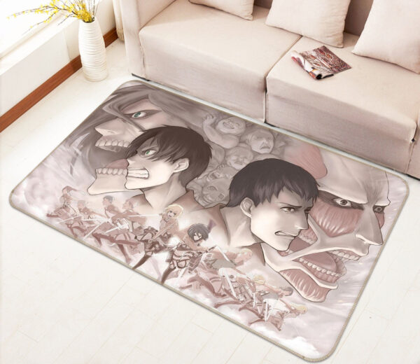 Tapis de salon L'Attaque des Titans-Attack On Titan Anime 18 Tapis de chambre