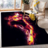 Tapis de salon Anime Avatar Aura Feu Anime Tapis de chambre