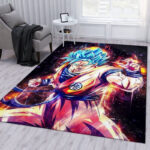 Tapis de salon Anime Goku Super Saiyan 4 Tapis de chambre