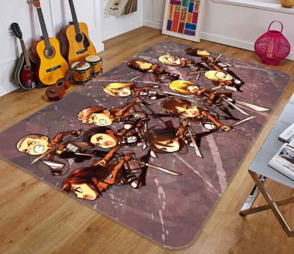 Tapis de salon L'Attaque des Titans-Attack On Titan Anime 41 Tapis de chambre