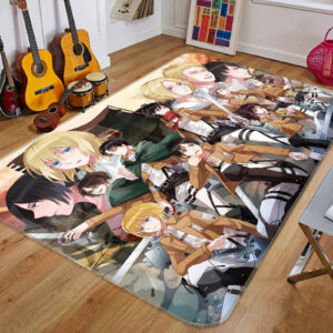 Tapis de salon L'Attaque des Titans-Attack On Titan Anime 19 Tapis de chambre