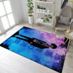 Tapis de salon La flamme bleue My Hero Academia Tapis de chambre