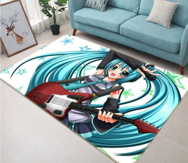Tapis de salon Hatsune Miku Anime 63 Tapis de chambre