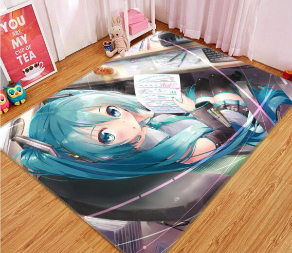Tapis de salon Hatsune Miku Anime 82 Tapis de chambre