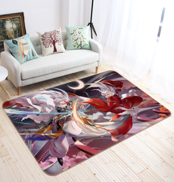 Tapis de salon Inuyasha Anime 16 Tapis de chambre