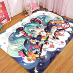 Tapis de salon Hatsune Miku Anime 4 Tapis de chambre