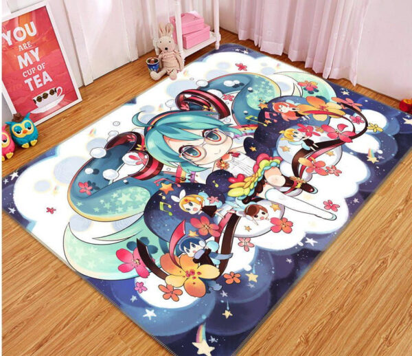Tapis de salon Hatsune Miku Anime 4 Tapis de chambre