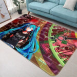Tapis de salon Hatsune Miku Anime 65 Tapis de chambre