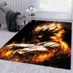 Tapis de salon Goku Aura Instinct Tapis de chambre