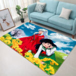 Tapis de salon Inuyasha Anime 4 Tapis de chambre