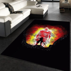 Tapis de salon L'Attaque des Titans-Attack On Titan Human Prey Tapis de chambre
