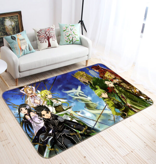 Tapis de salon Sword Art Online Anime 20 Tapis de chambre