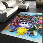 Tapis de salon Super Smash Bros Jeu ultime Nintendo Switch Tapis de chambre