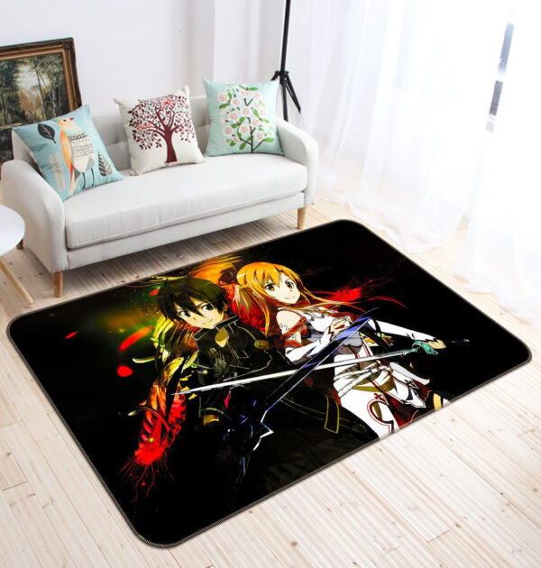 Tapis de salon Sword Art Online Anime 27 Tapis de chambre