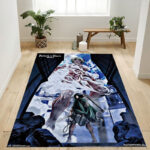 Tapis de salon Mikasa Attaque Sur Titan Tapis de chambre