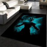 Tapis de salon Sangoku noir Tapis de chambre