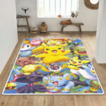 Tapis de salon Pikachu Tapis de chambre