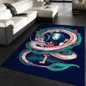 Tapis de salon Studio Ghibli No Face Spirited Away Tapis de chambre
