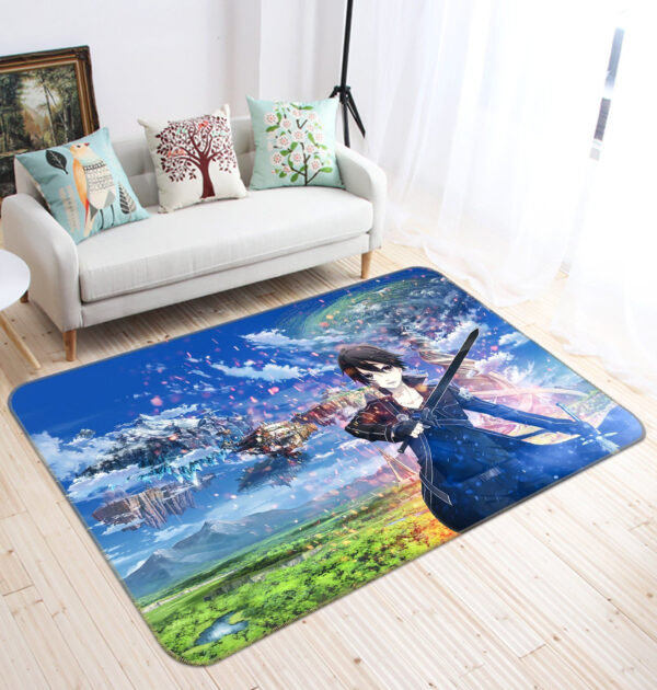 Tapis de salon Sword Art Online Anime 24 Tapis de chambre
