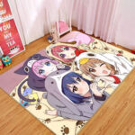 Tapis de salon Yuruyuri Anime 4 Tapis de chambre
