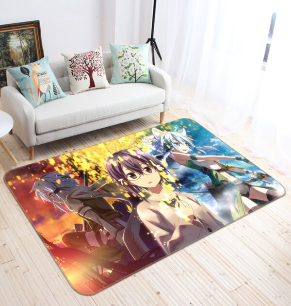 Tapis de salon Sword Art Online Anime 17 Tapis de chambre