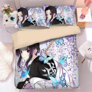 Housse De Couette Demon Slayer Kimetsu No Yaiba 2 Parure de lit Ensemble De Literie