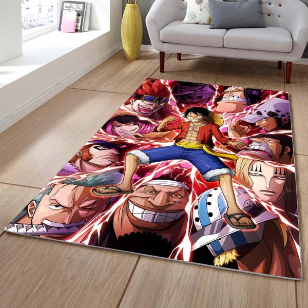 Tapis One Piece Luffy Et 11 Supernovas Tapis Chambre – Image 2