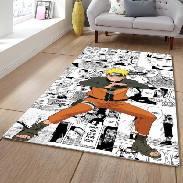 Tapis Personnage De Naruto Uzumaki 1015 Tapis Chambre – Image 2